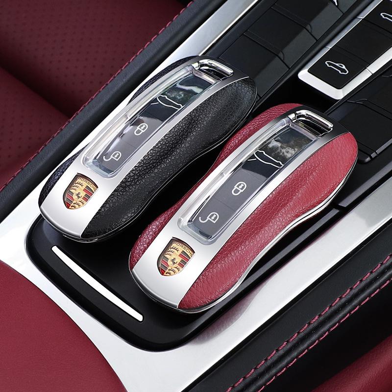 Premium Key Cover for 2024 Porsche Cayenne, Panamera, 911, 918 Model