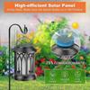 Boundbreed Upgraded Flickering Flame Solar Lantern Outdoor Waterproof Light