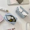 small cute Travel Makeup Case Purse Cute Angel Wings Women's Storage Bag Star Bowknot Female Denim Cosmetic Bags