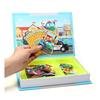 Puzzle Book Magnetic Magnets Puzzle Vehicles Cars Transport 77 pcs.