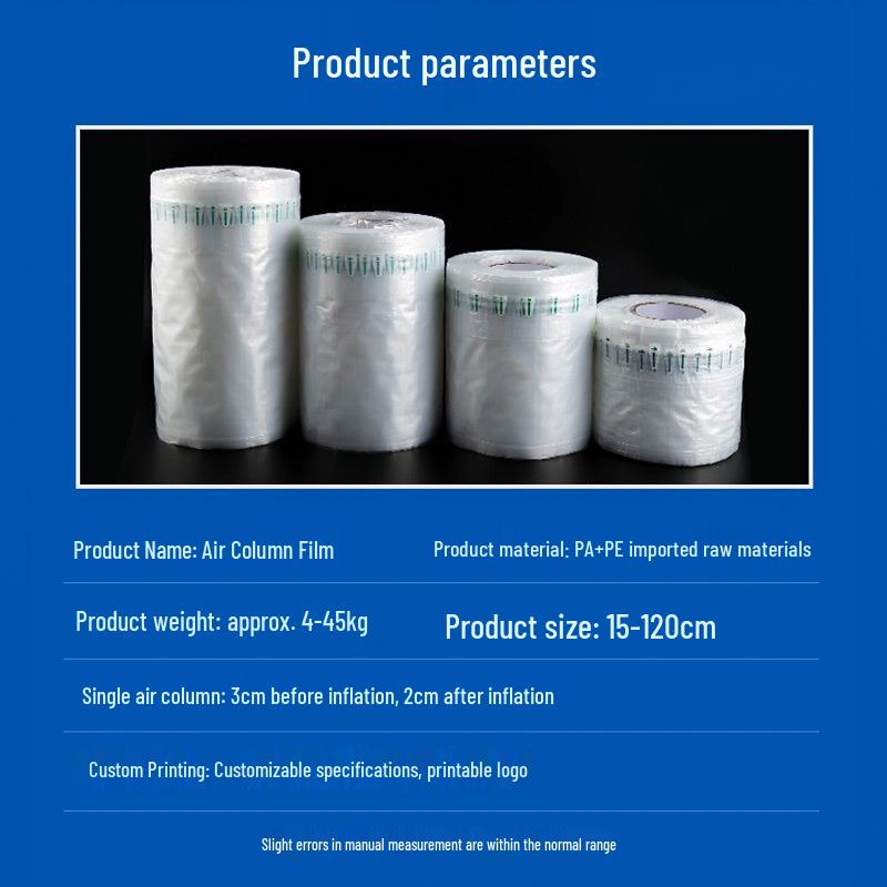 Thick Transparent Air Column Cushion Roll for Packaging