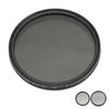 Adjustable ND Filter Aluminum Alloy Frame Optical Glass Lens Camera Filter ND2 to ND400