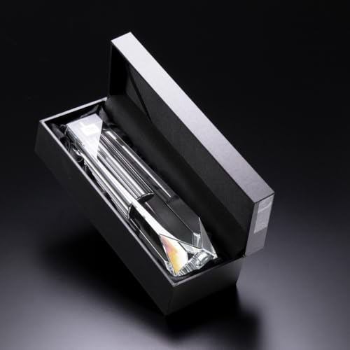 NARUMI Glassworks Pythagoras Flower Vase, CM, Clear, 21cm, GW1000-12031