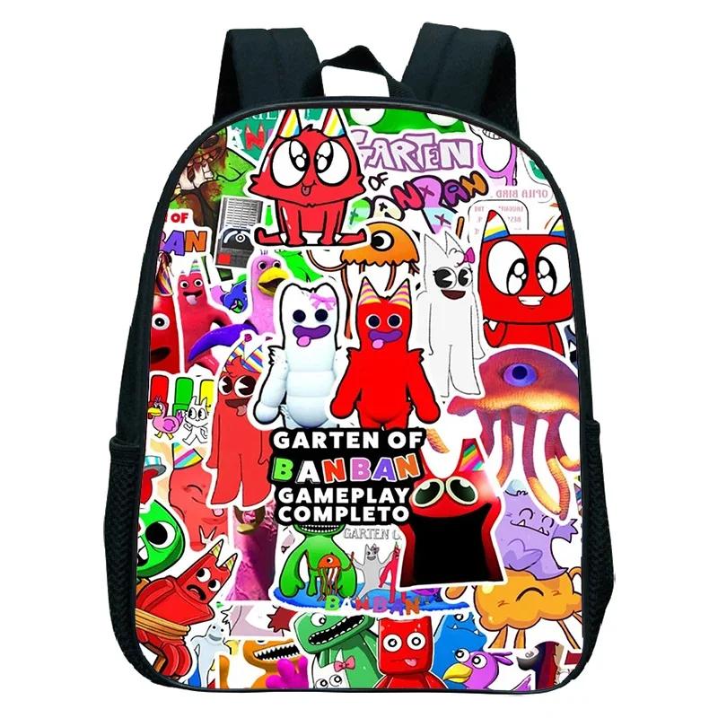 Lightweight Garten of BanBan Print  School Bags Kindergarten Backpack for Preschool Boys Girls Waterproof Kids Bookbag Mochlia