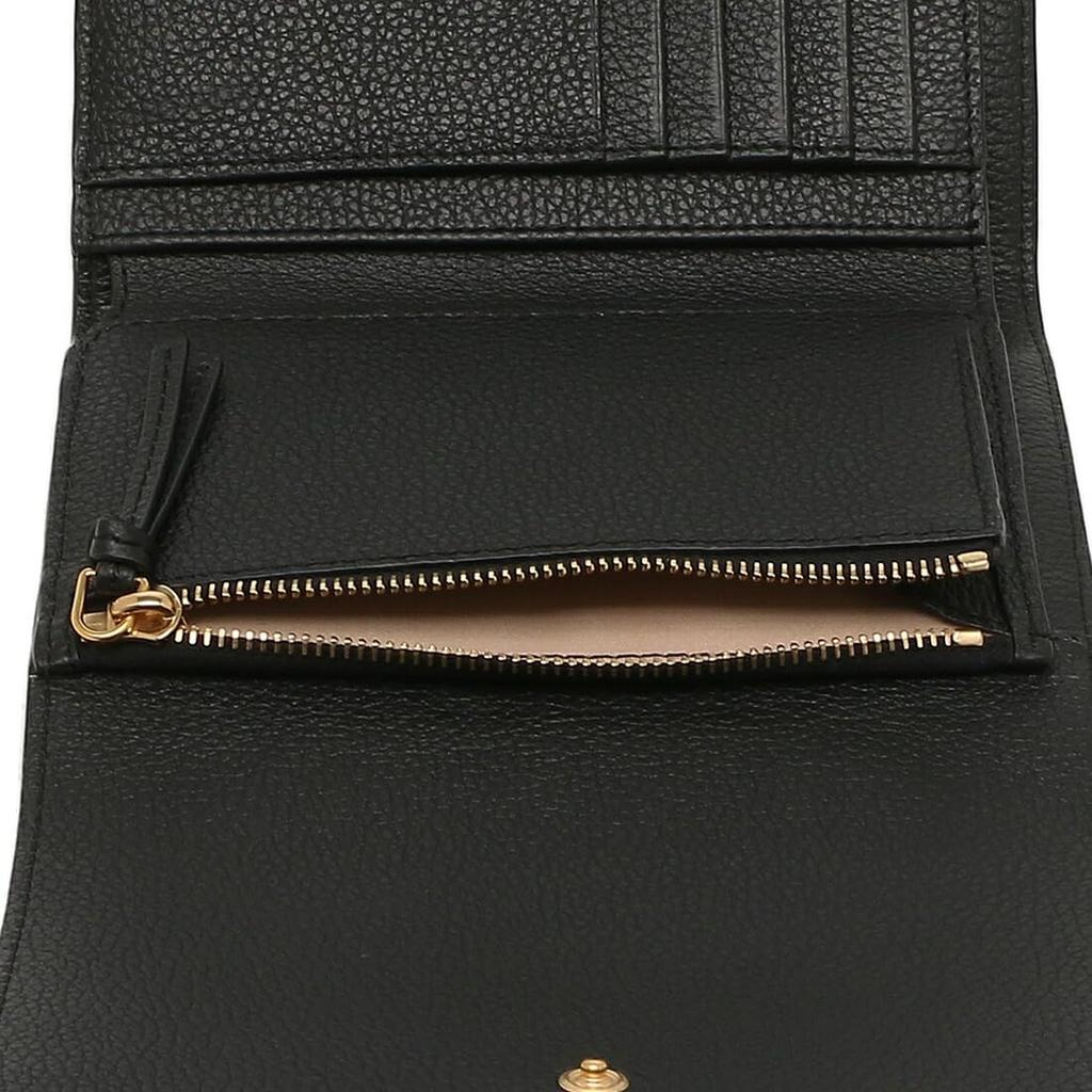 Dreifach faltbare Geldbörse Mercy Compact Wallet Logo Schwarz CHC23AP097I31 001 [Chloe] Damen [Artikel]