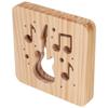 LED Night Light Unique Guitar Hollow Design 3D Wooden Night Lamp for Living Room Bedroom Bedside