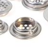 10Pcs Round Cabinet Air Duct Vent Dia.19Mm-53Mm Steel Louver Mesh Hole Plug