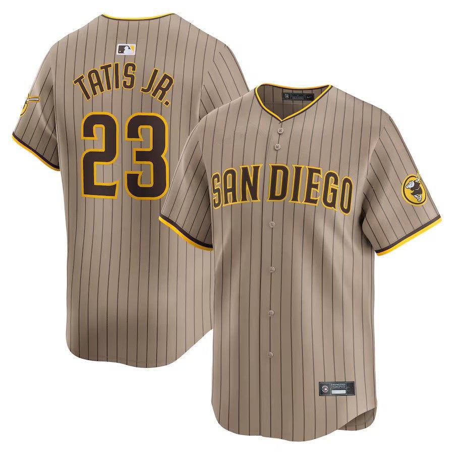 San Diego Padres 23 Tatis Jr. Trikot – Atmungsaktives Schnelltrocknendes Baseballtrikot