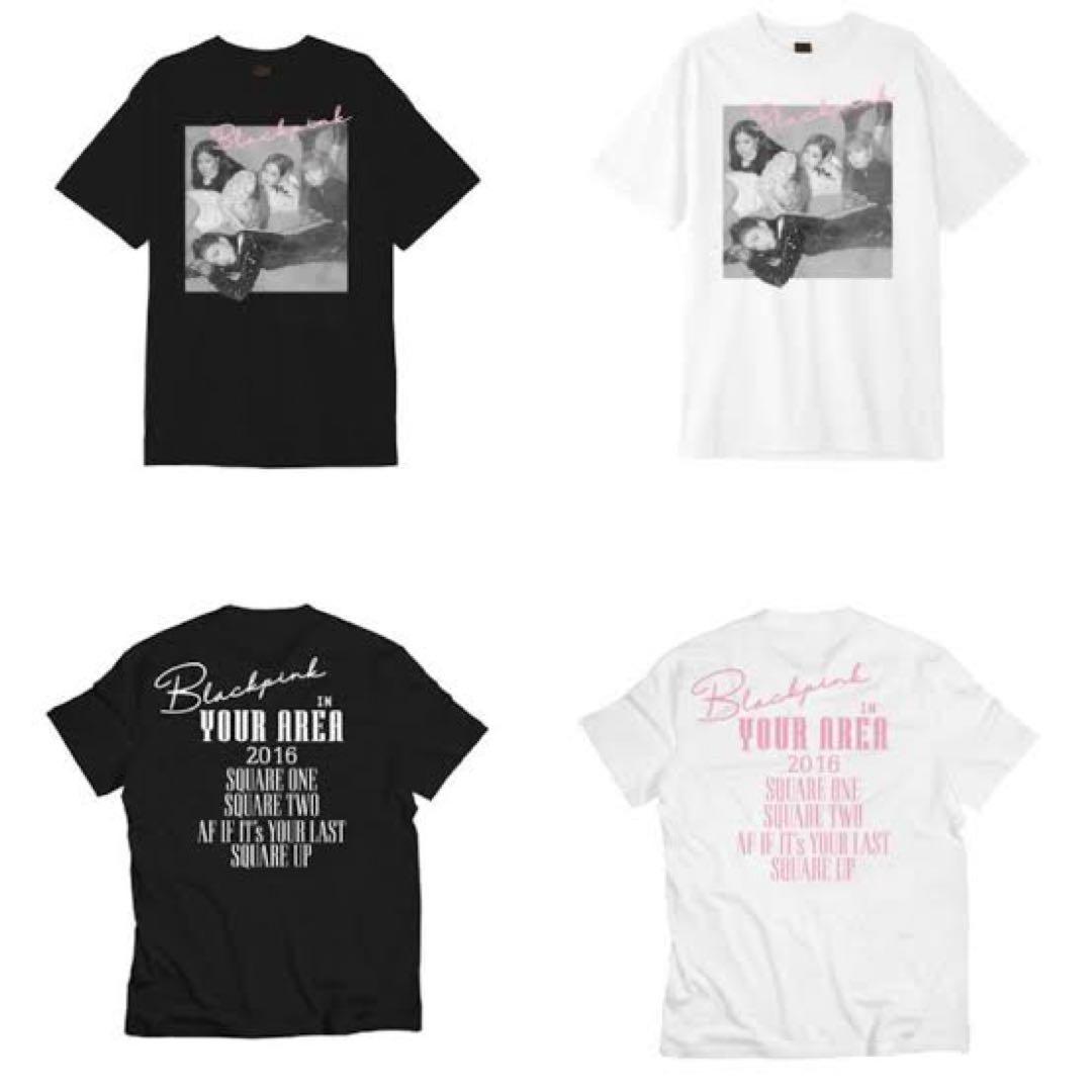 

[USED] blackpink square up T-shirt Type 1 White