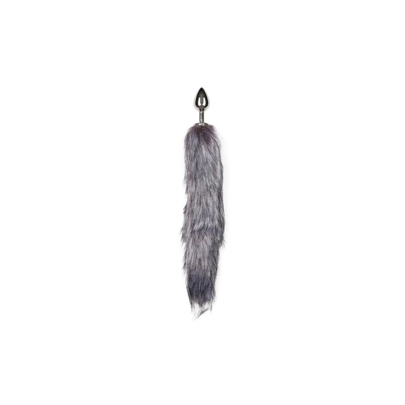 Plug with Fox Tail No. 6 - Silver