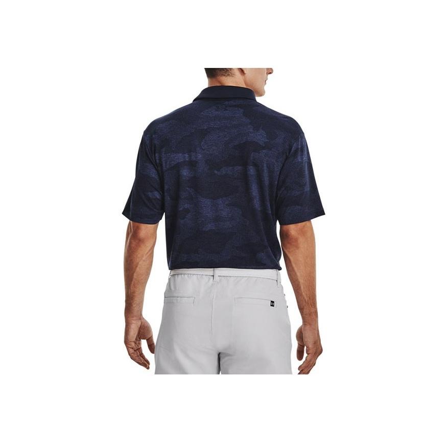 Under Armour Koszulka polo golfowa Playoff 2.0 z żakardowym wzorem Męska Koszulki polo Niebieska 1373694-410