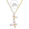 Butterfly Necklace with Color-Retaining Zircon - Fashionable, Versatile Women's Jewelry Accessory.