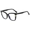 New Fashion Outdoor HD Ultra Light Anti Blue Light Eyeglasses Women's Trendy Plain Glasses Retro Daily Street Decorative Eyewear