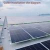 20PCS Photovoltaic Panel Drainage Buckle Plate Solar Panel Water Drain Clip for Solar Panel Draining 30mm