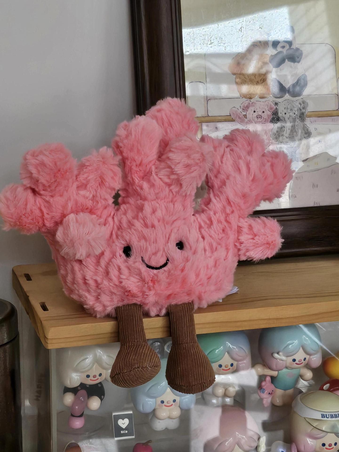 

Summer Collection of Cute and Fun Stuffed Toys - Fabric Animals with Healing Effects To Comfort and Playful Companionship кораловий