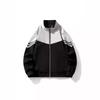 Men's Color Matching Jacket, Autumn Fashion Korean Version of Casual Ruffian Handsome Stand-up Collar Top