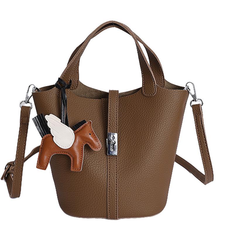 2025 Trendy Korean Niche Women's Crossbody Bucket Handbag for Autumn/Winter