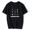 Neues Undertale Sans Muster Unisex T-Shirt Druck Mode Unisex Spiel T-Shirt Harajuku Oberteile Camisetas Hombre