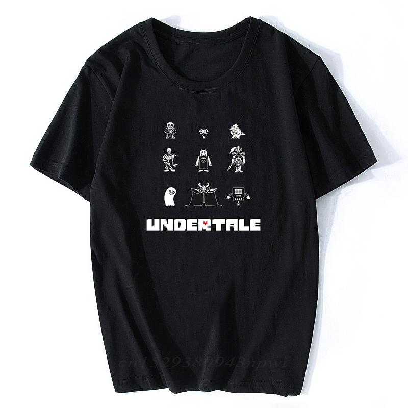 New Undertale Sans Pattern Unisex Tshirt Printing Fashion Unisex Game Tshirt Harajuku Tops Camisetas Hombre