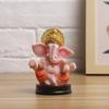 Hinduistický sloní bůh soška Malá soška Ganesha Náboženská figurka Náboženská socha pro chrámový obchod Stolní dekorace do kanceláře