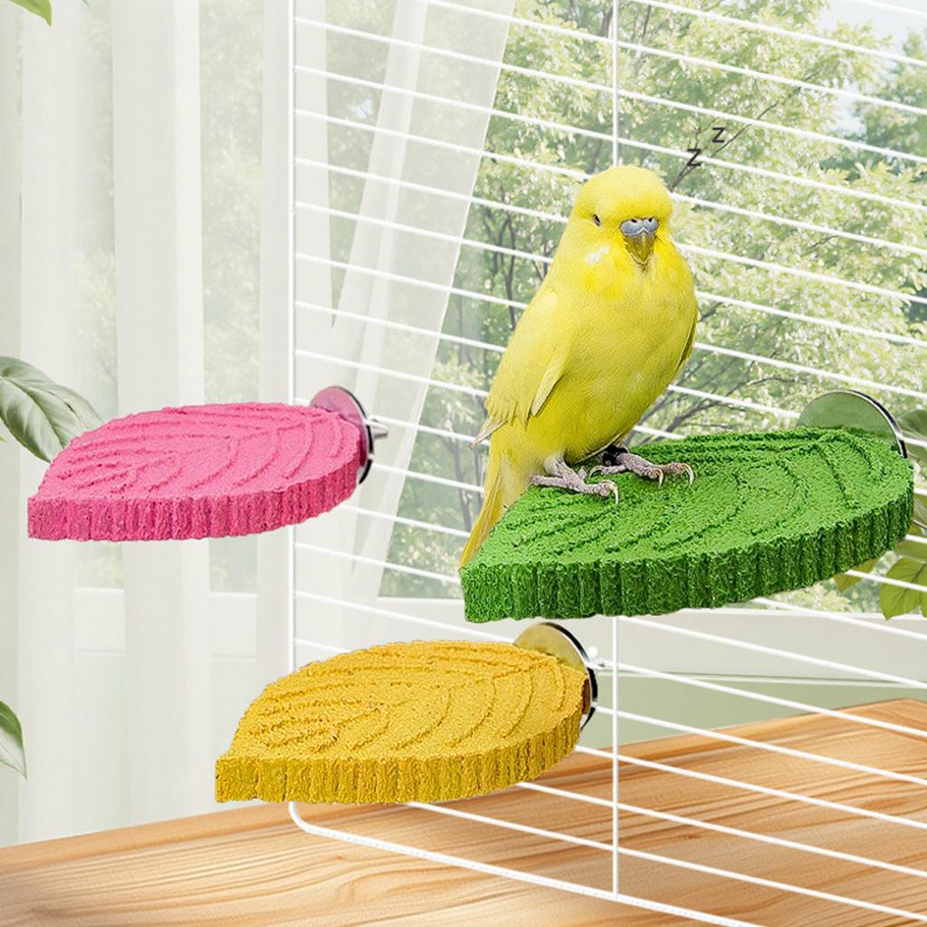 Textured Parrots Perching Toy NonSlip Cage Mounts For Beak Maintenance Cage Accessories