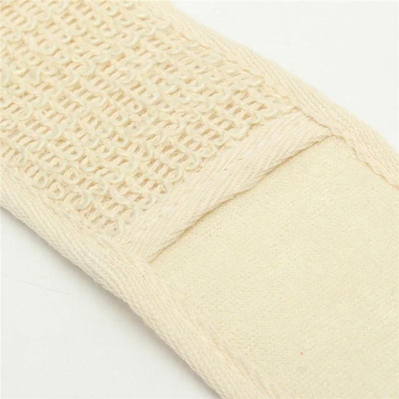 Natural Loofah Back Scrubber Exfoliating Massage Sponge Bath Shower Soft Unisex Body Skin Cleaning Tool Strap