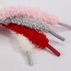 Soft Plush Shoe Lace 120cm Long Polyester Shoelaces Replaceable Sneakers Lace for Adults Trainers Footwear Decoration