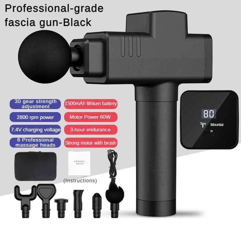 

Mini Brushless Motor Multi Gear Adjustment Massager Muscle Relaxation Impact Fascial Gun Professional and Efficient Lithium Battery Massage Equipment