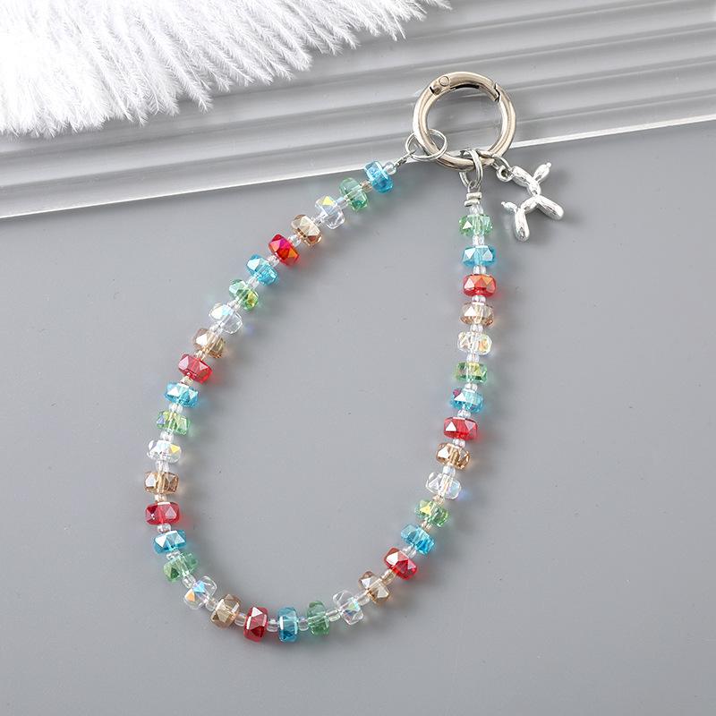 Κρεμαστό Κινητού με Κρύσταλλα και Χάντρες: Κορδόνι για Τσάντα Πολυτελείας & Μπρελόκ Αντι-Πτώσης.