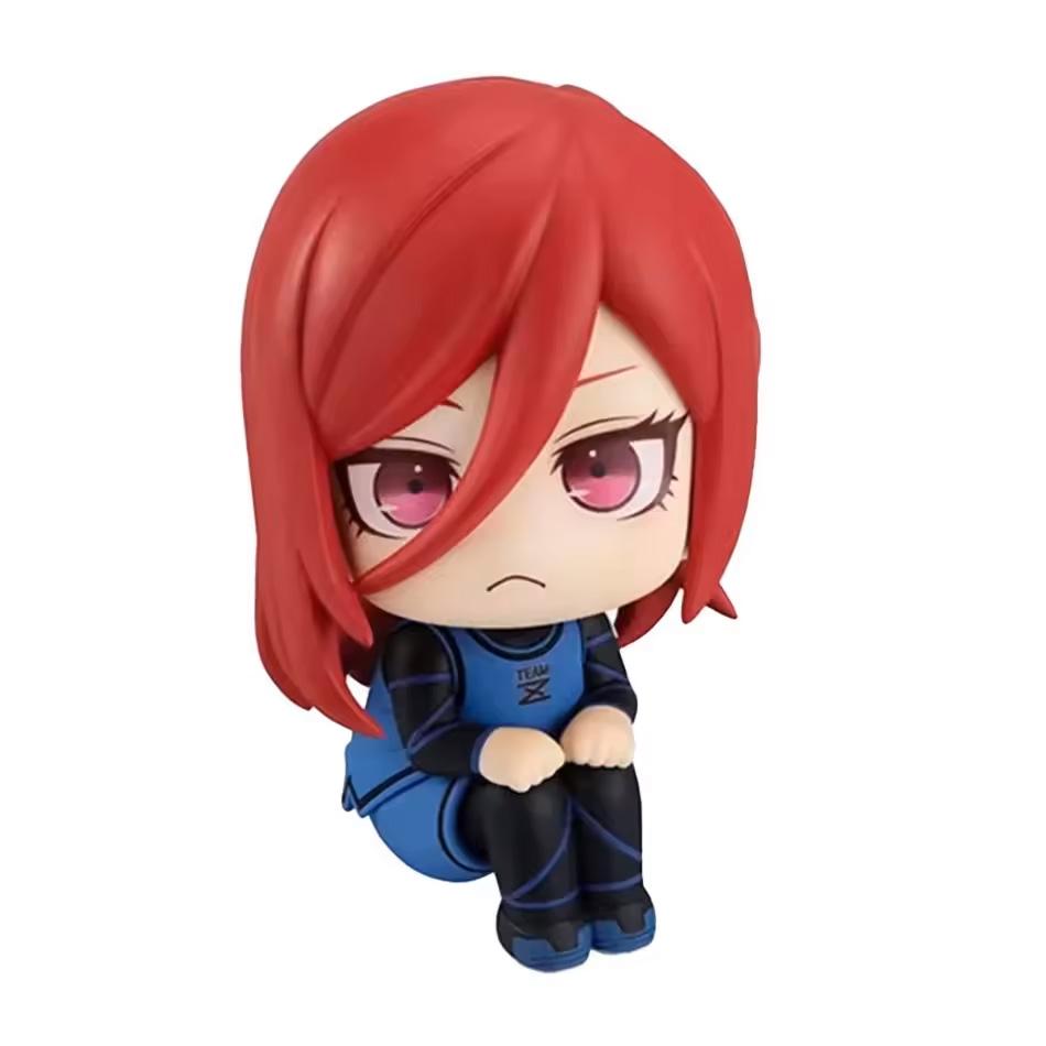 10cm Blue Lock Anime Figure Look Up Isagi Yoichi/Nagi Seishiro Action Figure Bachira Meguru Figurine Collection Model Dolls Toys