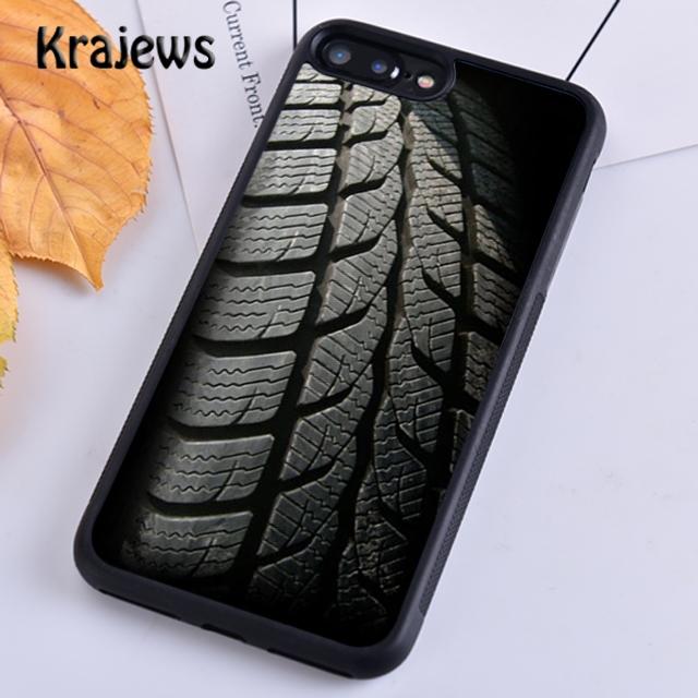 Car Tire Tyre Tread skin For iPhone 17 Air 16 Phone Case Cover 15 14 plus 12 pro max coque Shell Fundas