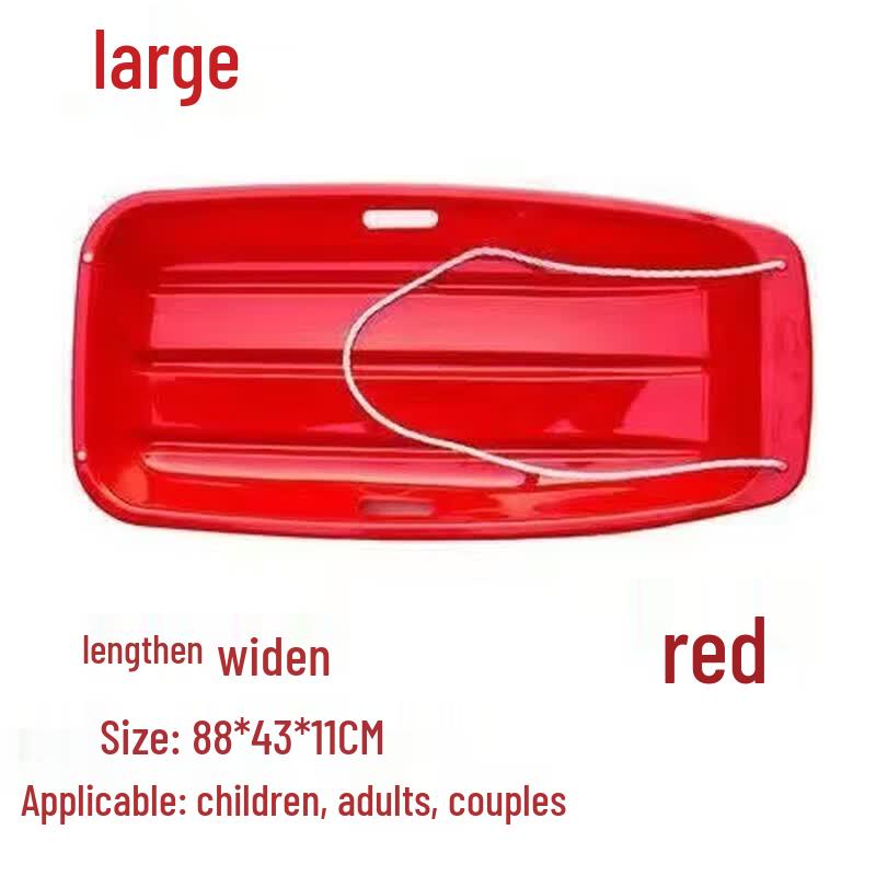 Mussels PE Sled Board красный