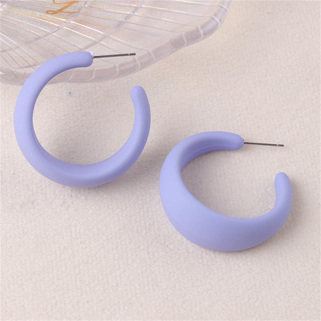 Exquisite Fashion Classic Acrylic Ring Declaration Minimalist Earrings Women's Luxury Design Decoration Wedding Party Jewelry