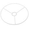Lamp Shade Floor Holder Lampshade Frames Ring Fitter Lantern Diy Metal Support White