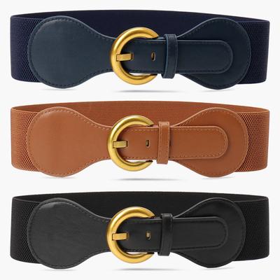 Belt for Women Retro Pin Buckle Decorative Jacket for Women Over Waist Belt for Women Fashion Versatile Simple Elastic Elastic Waist Seal for Women