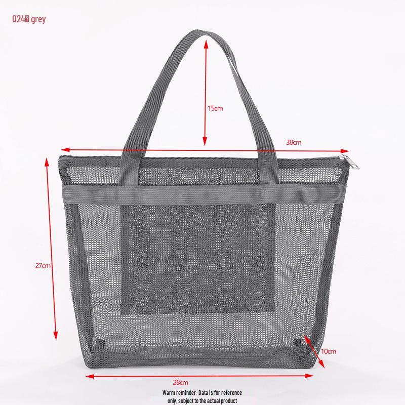 Portable Multi-Pocket Mesh Beach and Travel Bag