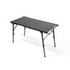 ZISIZ Outdoor Aluminum Alloy Roll-Up Folding Table
