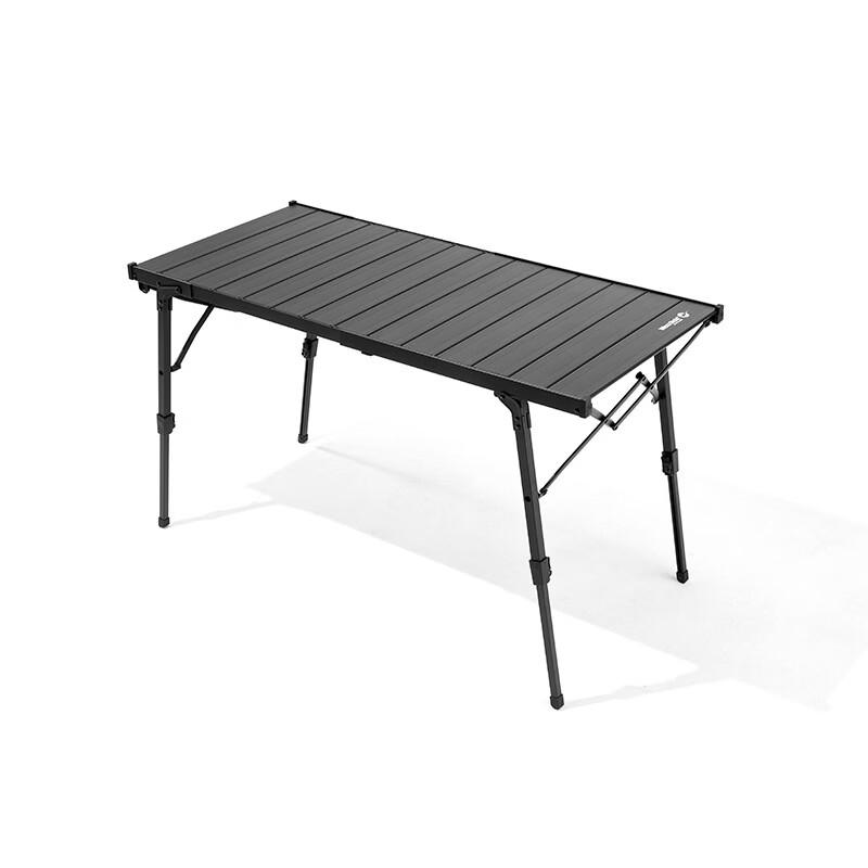ZISIZ Outdoor Aluminum Alloy Roll-Up Folding Table