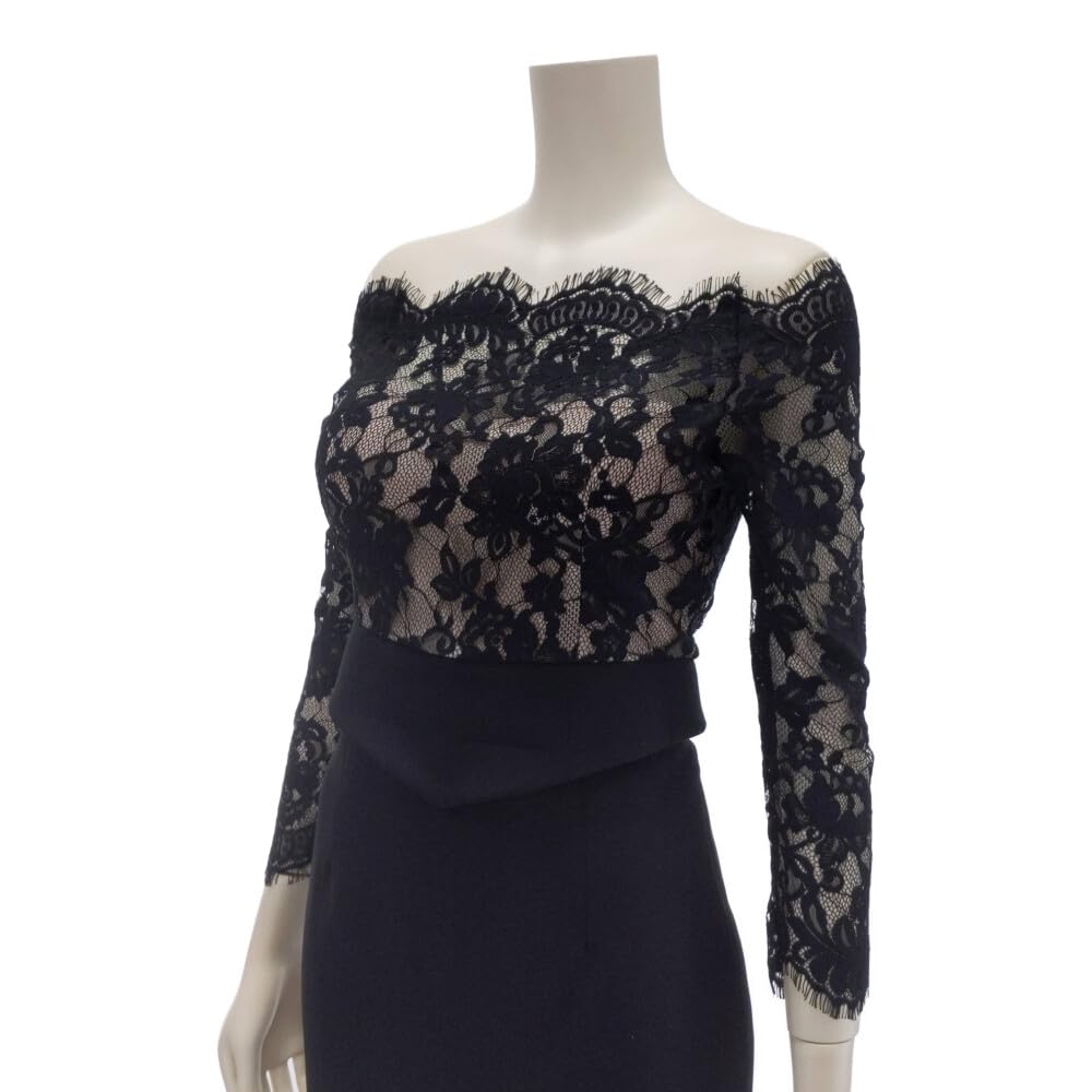 GRAXIA Cabaret Midi Tight Perfect for Hostess Eyelash Size Small Dress, Dress, Off-the-Shoulder, Dress, Hostesses, Clubs, Lounges, Lace, Knee-Length,