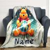 Custom Name "Space Adventure Winnie" blanket for Couch & Bed, Plush Cozy Fuzzy Blanket Super Soft & Warm Blankets for Fall and Winter. 0908427