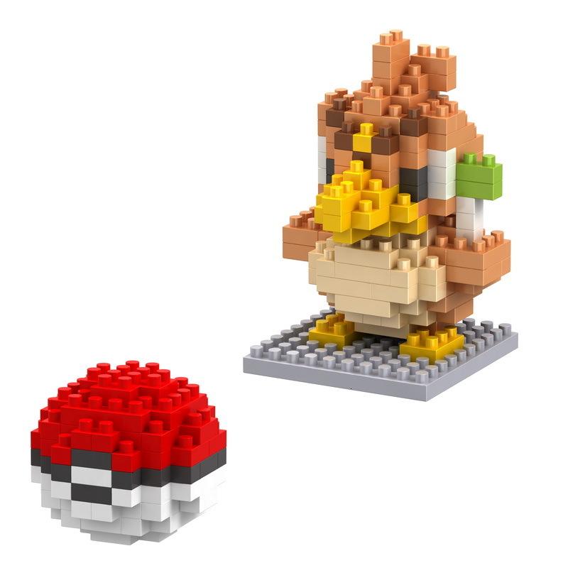 61 Style Funny Building Blocks Assembly Anime Picachu Charizard Doll Blastoise Bulbasaur Gengar Bricks Toy for Kid