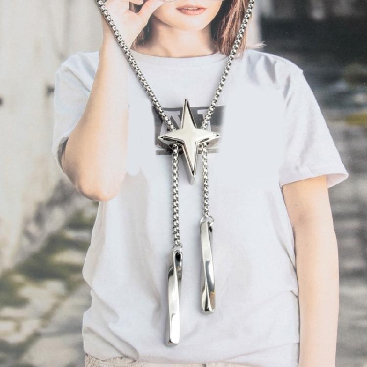 Bolo Tie Necklace for Teenage Girls Cool Chokers Star Jewelry Neck Chain