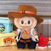 17Cm Clothes Labubu Doll Clothes Overalls Suit Pendant Vinyl Doll Fashion Clothing Decoration Only Doll Clothes For