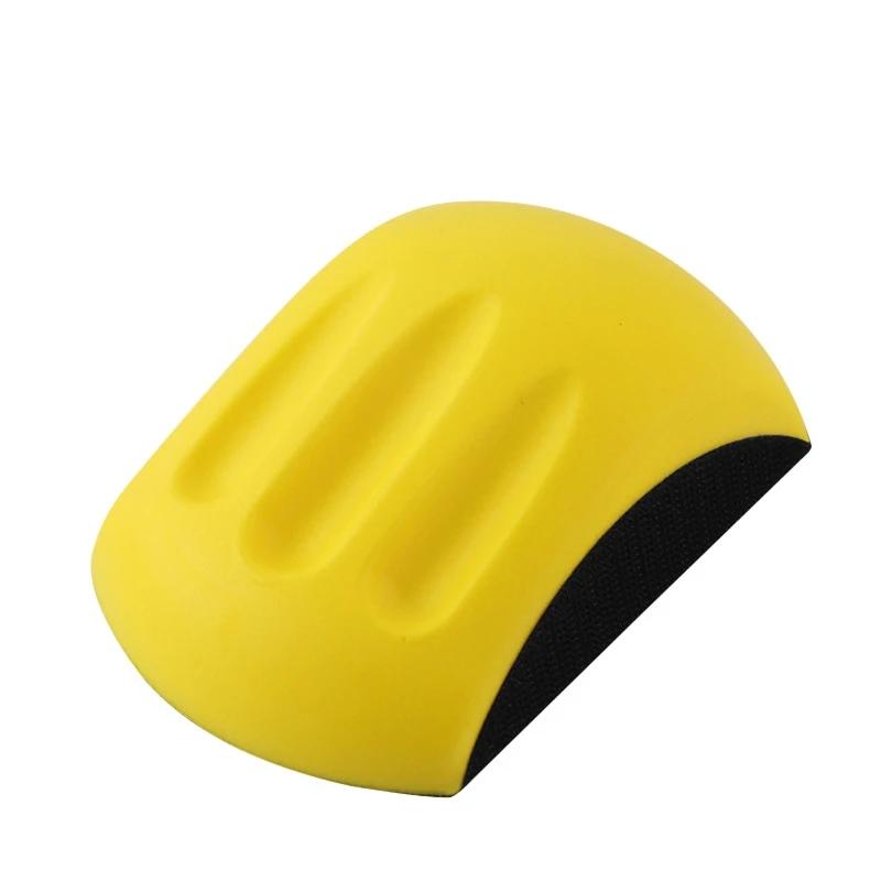 

4-дюймовый 100-миллиметровый ручной шлифовальный блок с крючками и петлями, шлифовальный полиуретановый полированный оптический диск для деревообработки, круглый коврик для мыши, опорная пластина с крючками