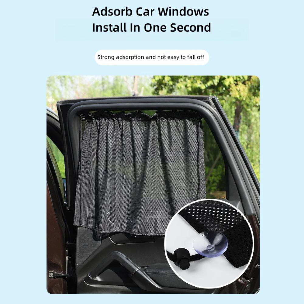 Heat Insulation Mesh Sunshade Auto Supplies Car Side Window Shade Curtain  UV Protect