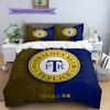 Teplice team logo Pattern Bedding Home Decoration Birthday Gift (1 * duvet cover + 2 * pillowcase, without core)