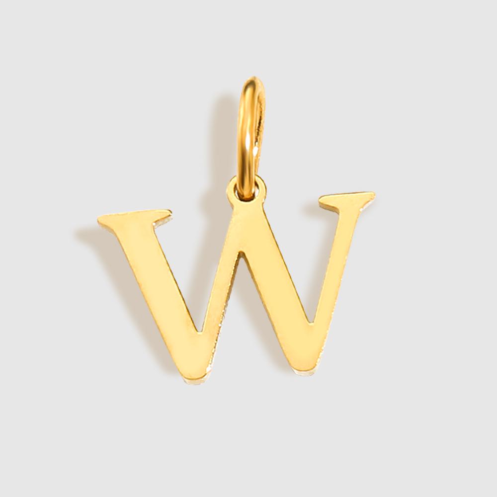 eManco Initial Alphabet Pendant Stainless Steel Charms for Making Necklace Minimalism Accessories Women s Jewelry Silver