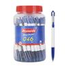 REYNOLDS 046 Blue Ball Pens Pack Of 1(50 Pens BLUE) 0.7mm Tip Lightweight Smooth Writing Pens For School Office Use