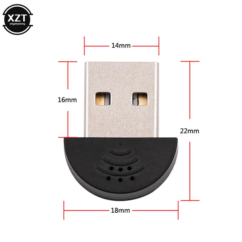 Portable Super Mini USB 2.0 Microphone Studio Speech MIC Audio Adapter For MSN Skype PC Notebook Lectures Teaching