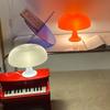 New Beautiful Cozy Orange Danish Mushroom Table Lamp: Perfect Ideal Bedside Lighting for Ornamental Light In Bedroom Interior De